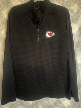 Kansas City Chiefs Black XL Pullover with KC Logo